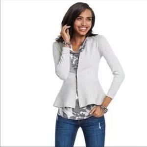 Cabi style 3005 Willow Peplum Cardigan- sz medium